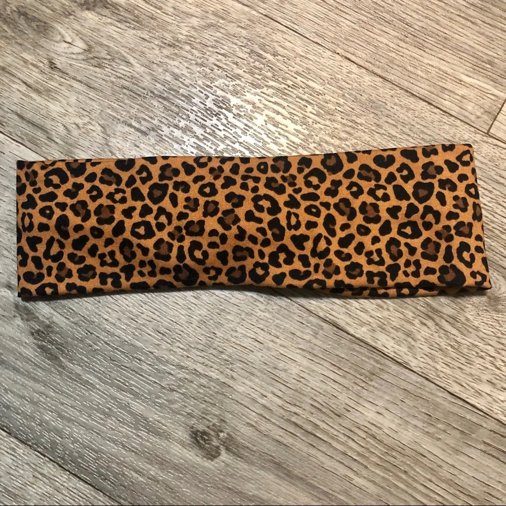 Animal Print Twisted Headband Handmade NEW